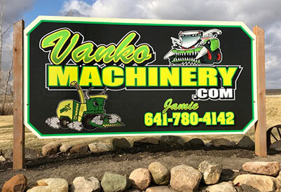 Van Ko Machinery Sign
